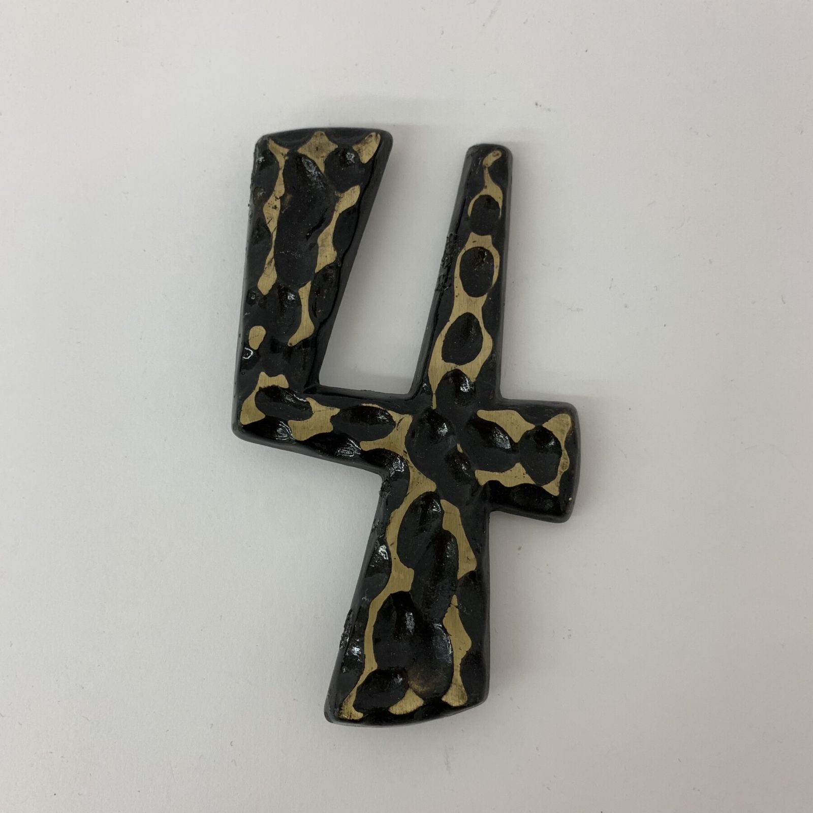 Home Fixtures Brutalist Door Numbers Letters 1970’s photo