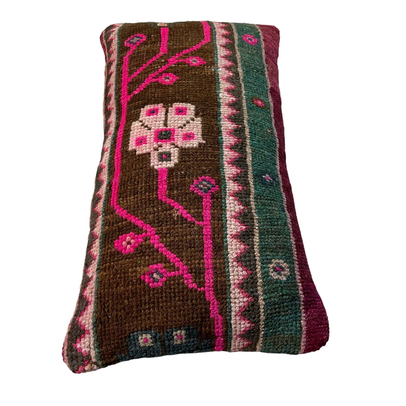 photo furniture 12'' X 24'' Vintage Hand Made Rug Cushion Cover, 30 X 60 Cm Decorative Rug Pillow Cover, Large Vintage Turkish Rug Cushion Cover