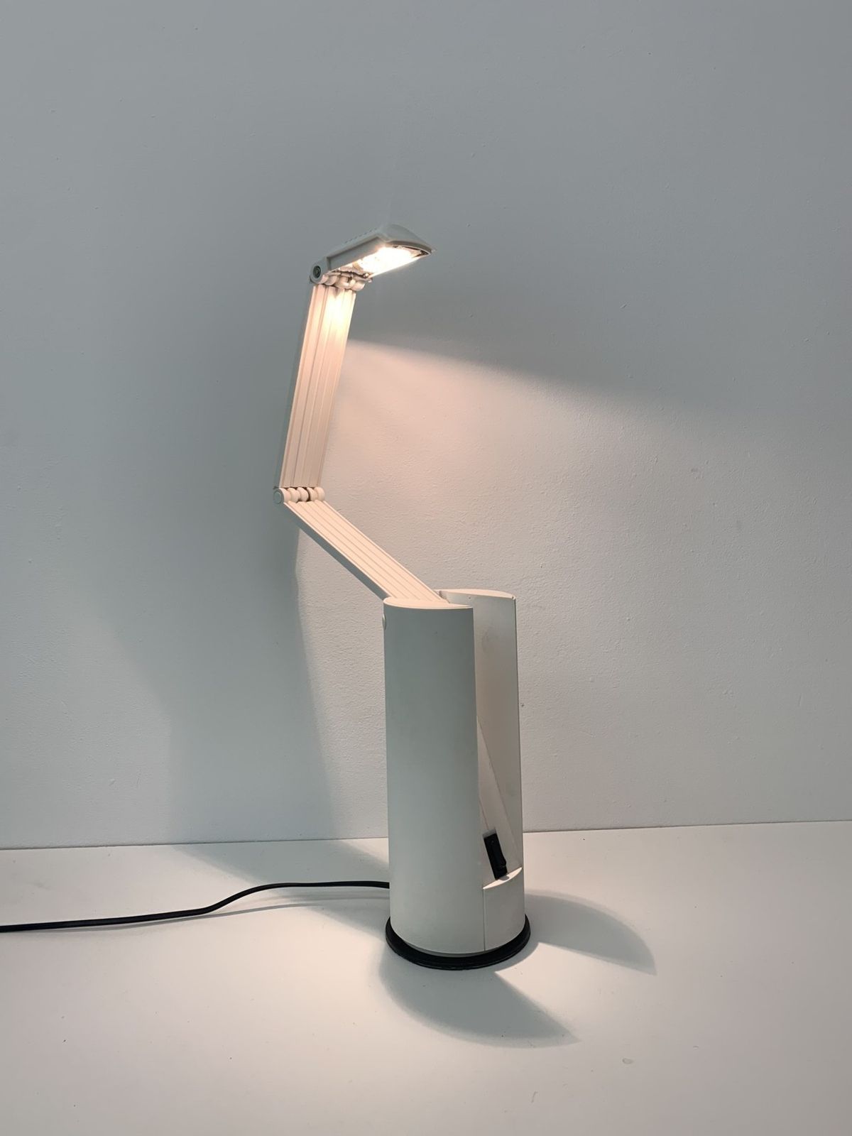 Post Modern Desk Lamp By Hans Von Klier For Bilumen, Italy 1980’s photo for sale