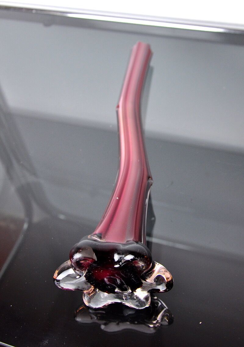 Purple Murano Glass Soliflore, Italy, 1960 photo 535.0