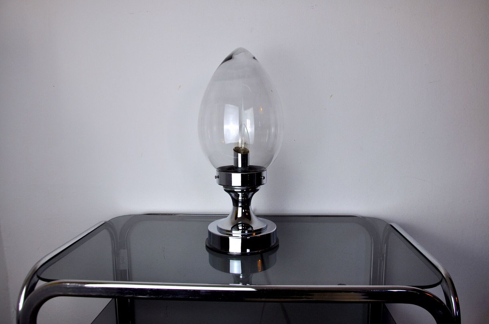 Membrane Lamp In Murano Glass Italy 1960s photo furniture