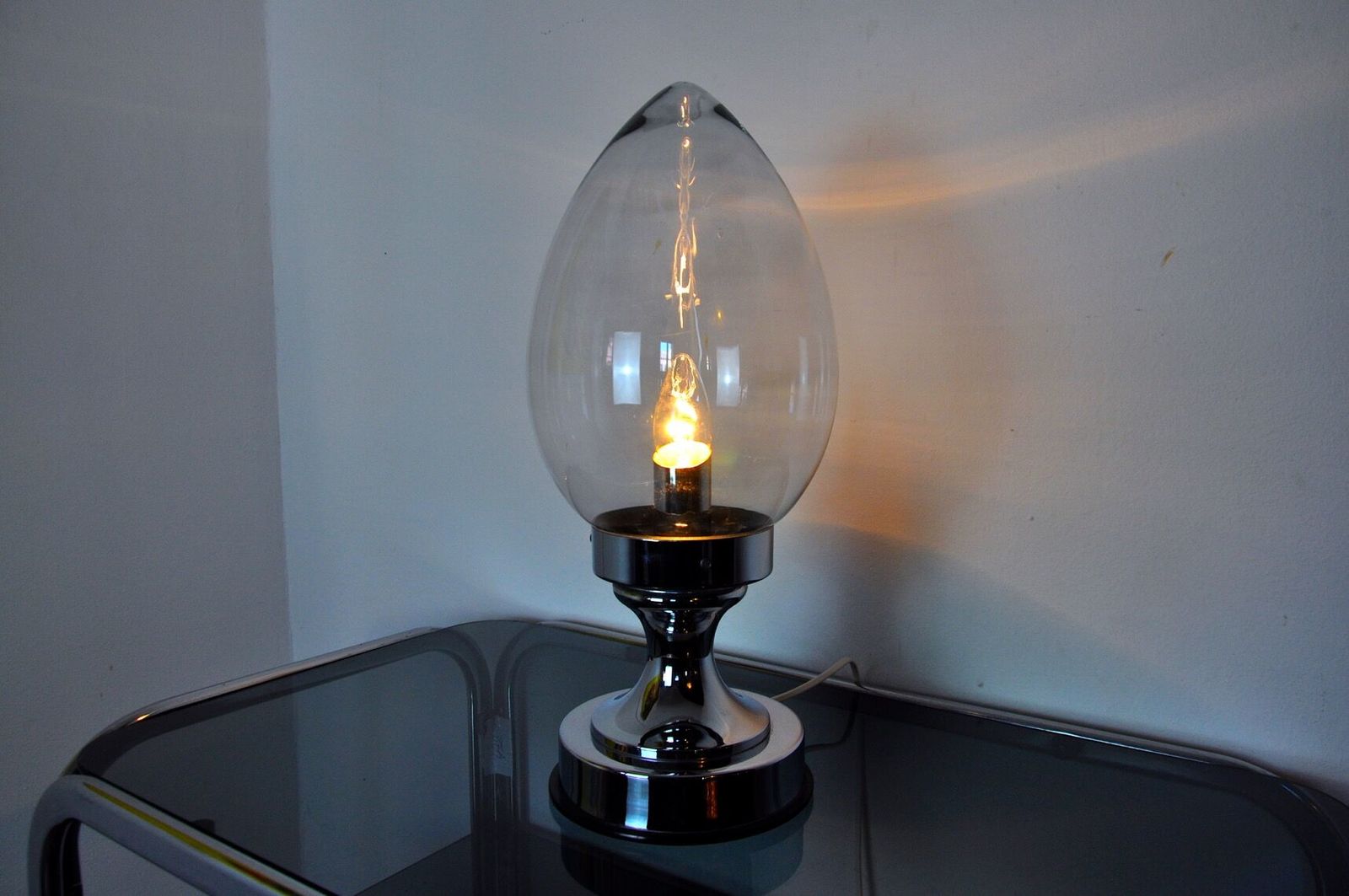 Membrane Lamp In Murano Glass Italy 1960s photo buy