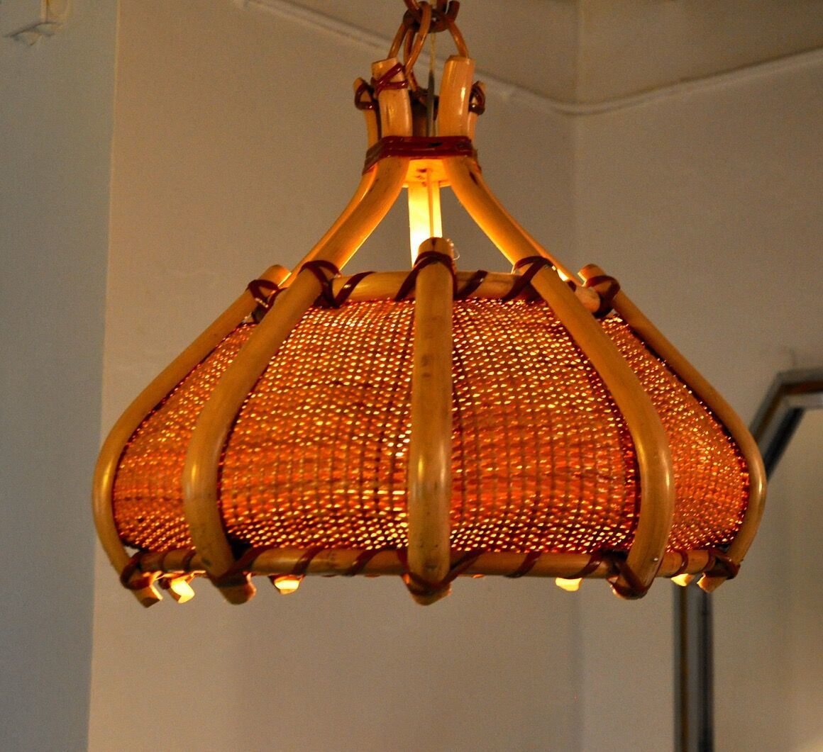 Rattan Suspension France 1960, 1960s photo buy
