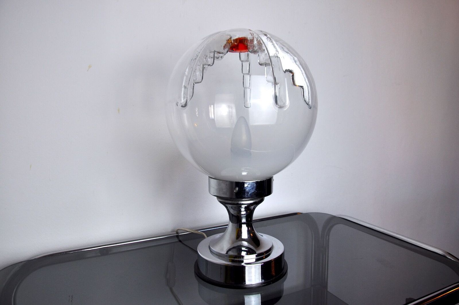 Mazzega Xxl Two Tone Lamp, Murano, Italy, 1970 photo buy