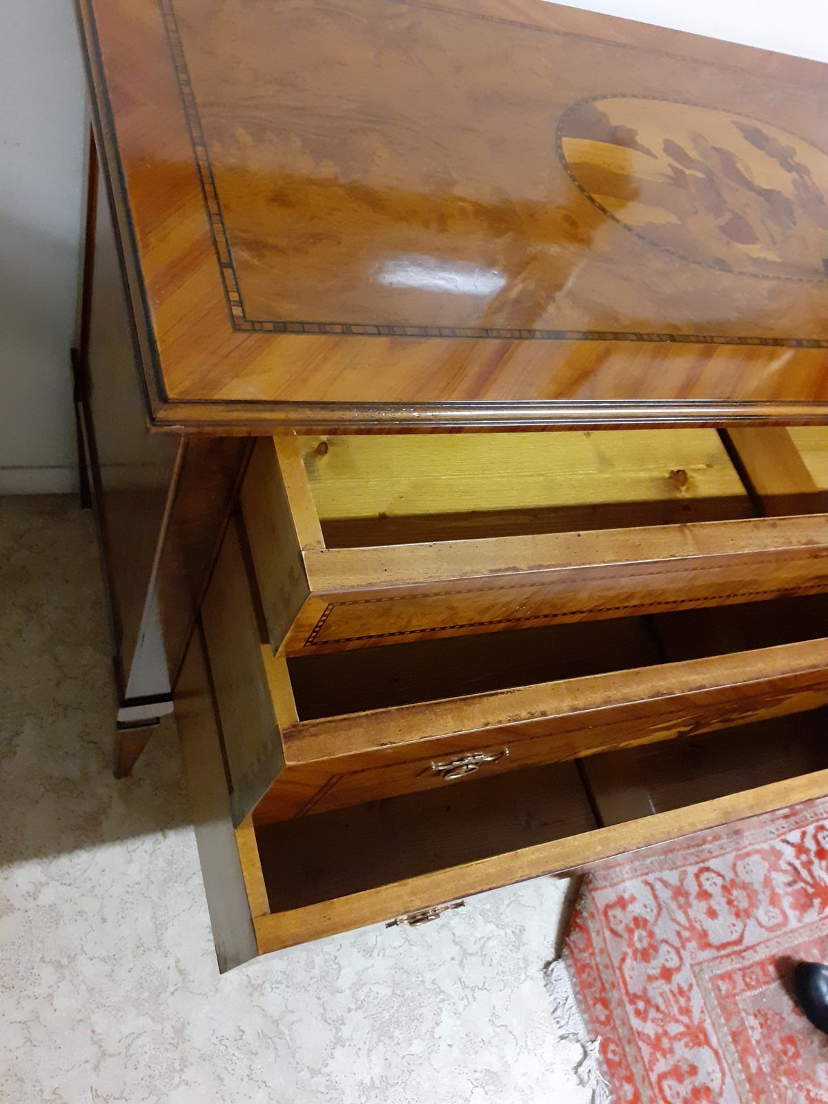 photo for sale Precious Chest Of Drawers Inlaid  Style "Maggiolino"