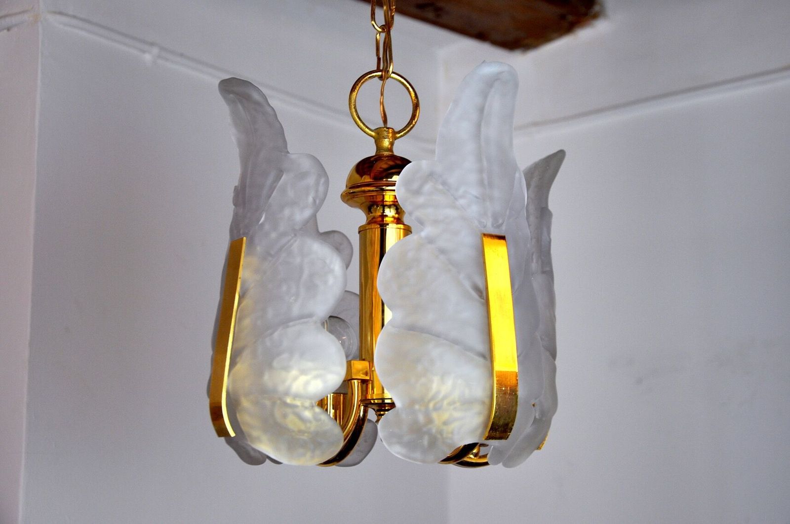 "Leaf" Chandelier By Carl Fagerlund, Murano Glass, Germany, 1970 photo vinterior
