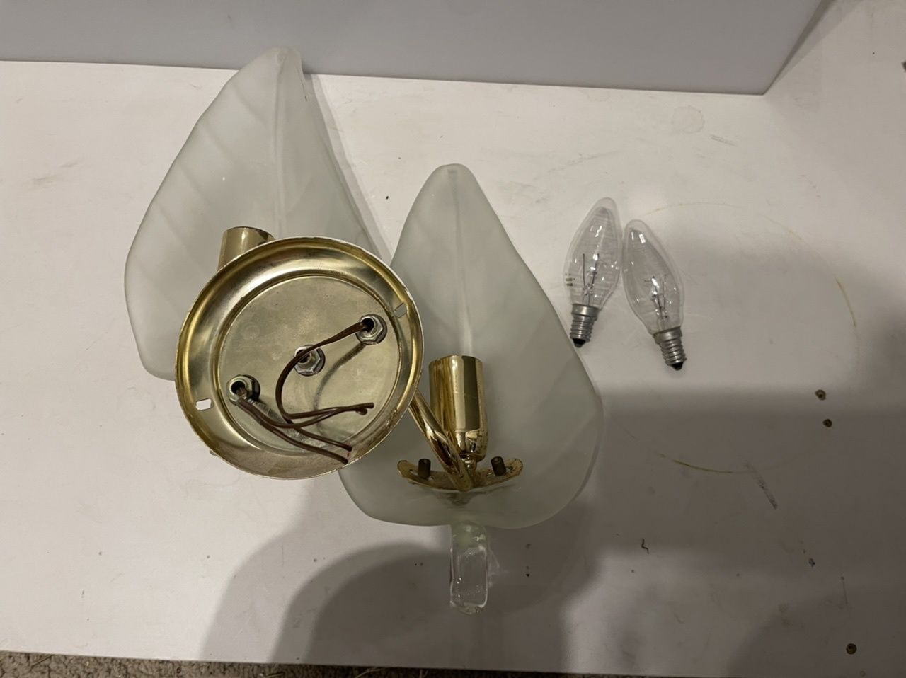 Italian Midcentury Murano Glass Sconces Set Of 2 photo buy
