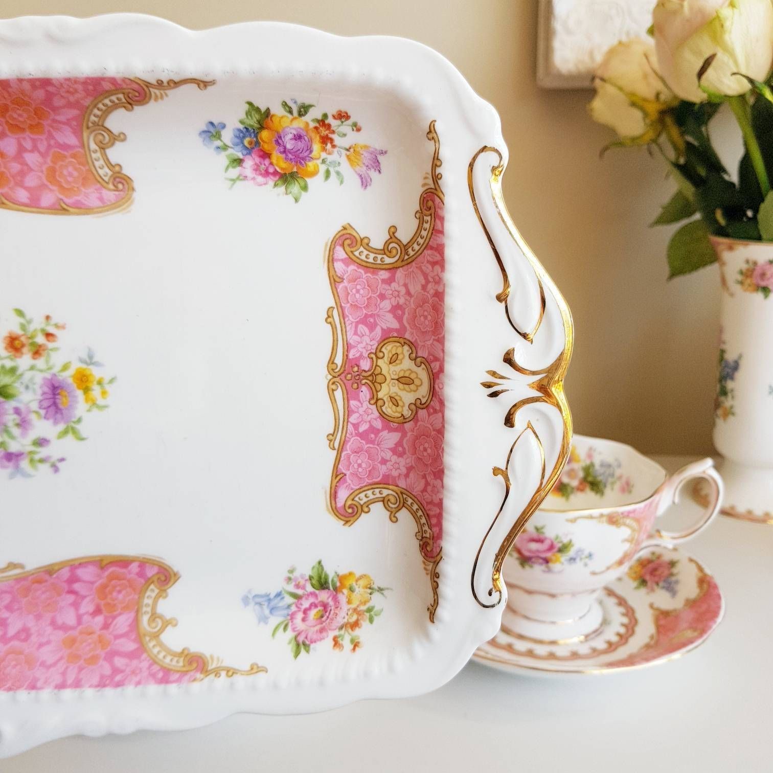 Original Vintage Royal Albert Lady Carlyle, Bone China, Made In England, Gift Idea photo furniture