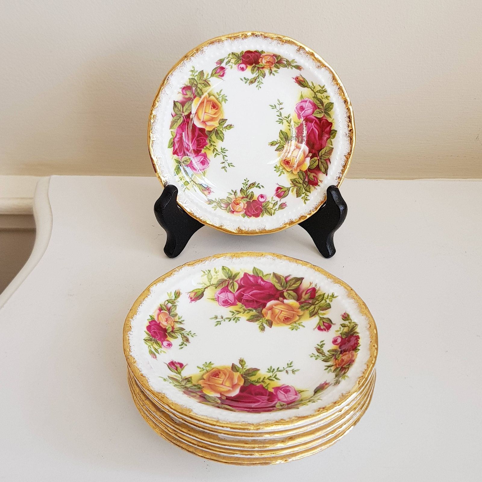 Royal Albert 'Old Country Roses' Made In England, Bonbonschaaltje / Snoepschaaltje, Klein Bordje, Leuk Cadeau Idee