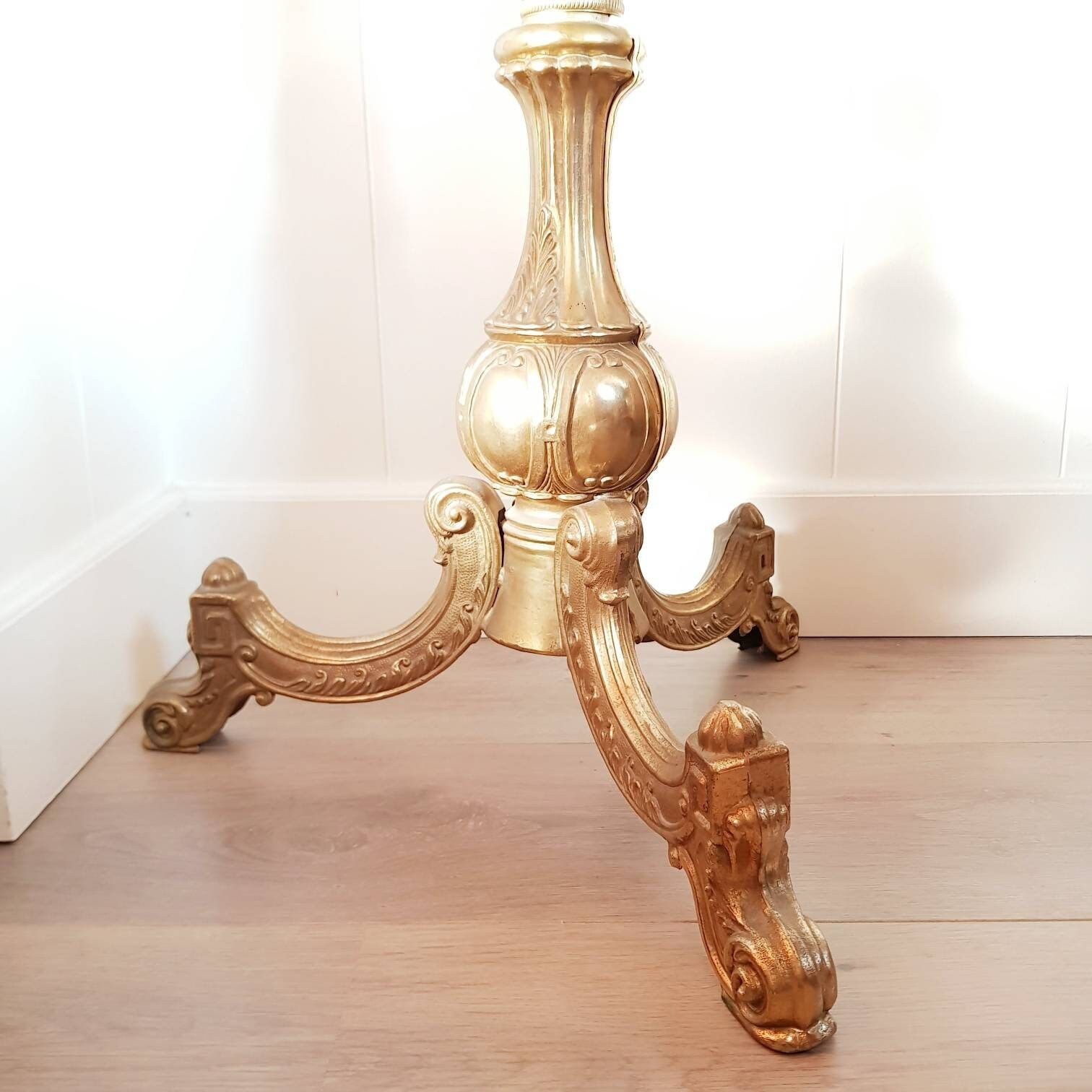photo furniture Superb Standing Coat Rack, Marble Coat Stand With 4 Brass Hooks, Italian Hallway Rack, Hollywood Regency Style, Play Video