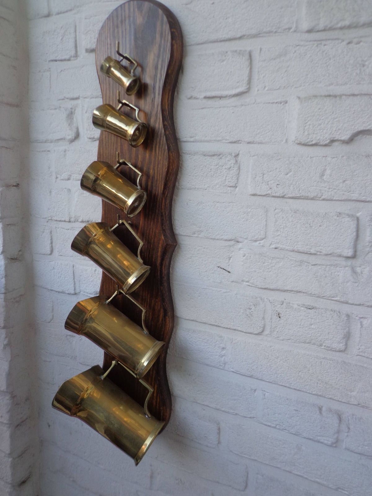 Set Van 6 Bronzen Karaffen – Geschikt Voor Wanddecoratie, Bar Of Brouwerijinterieur photo Woonaccessoires