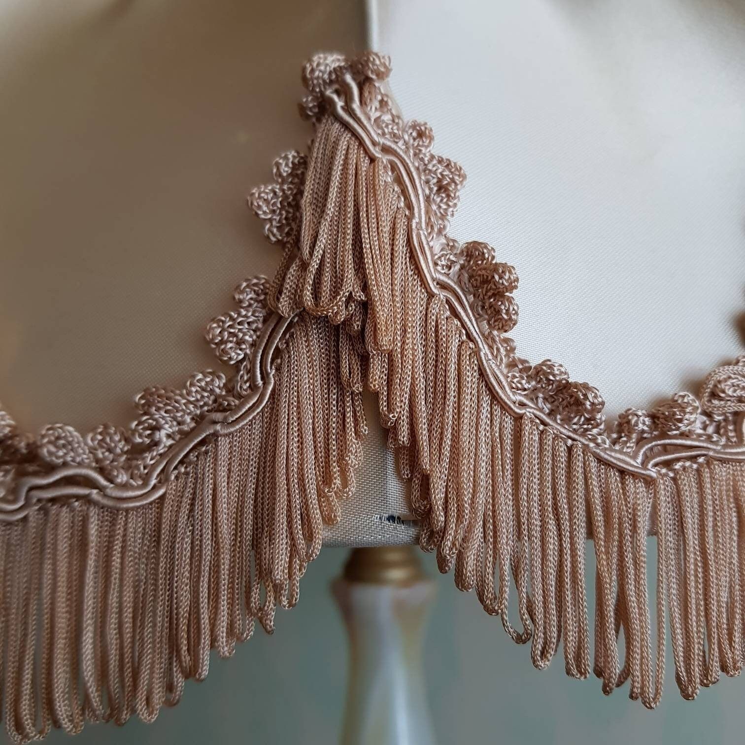 Vintage Italian Big Lamp, Onyx Table Lamp, Marble Lamp, Lamp Shade Edges With Fringes, Home Lighting, Home Decor, Interior Design photo 347.0