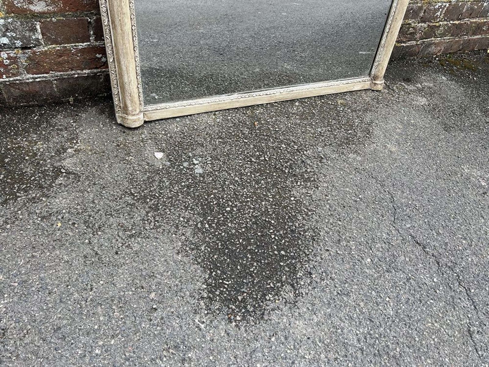 A Stunning Large Antique French 19th Century Painted Mirrror photo Home Decor