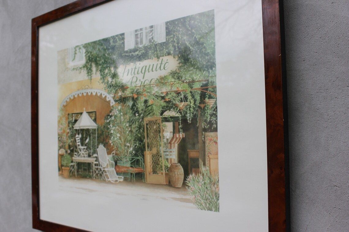Antiquite Framed Art Print By Laurence David Vintage Antique Shop Managers Gift photo buy