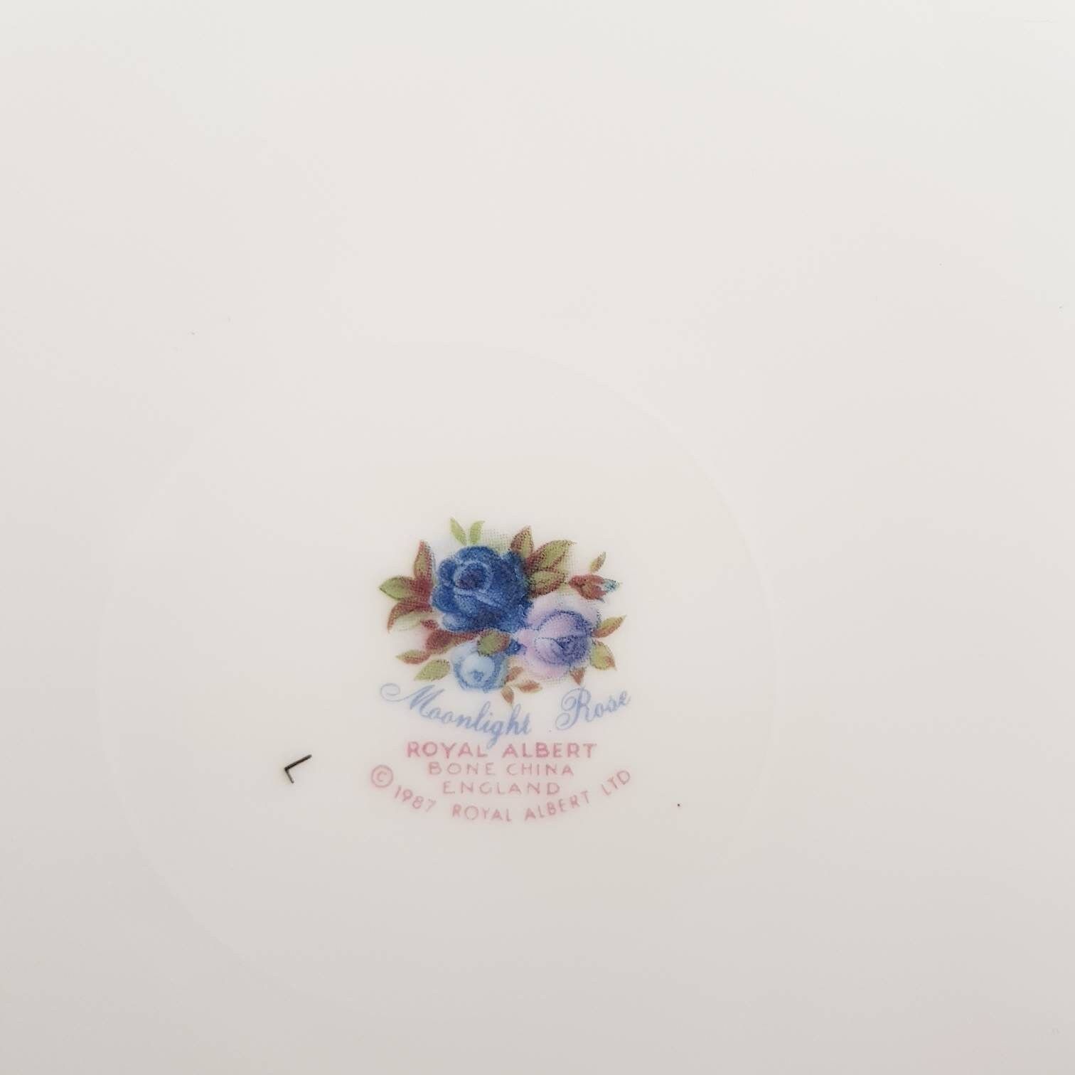 photo furniture Rare! Royal Albert ‘Moonlight Rose’ Serving Cake Plate And Knife, Original English Porcelain, Vintage Crockery, Nice Christmas Gift