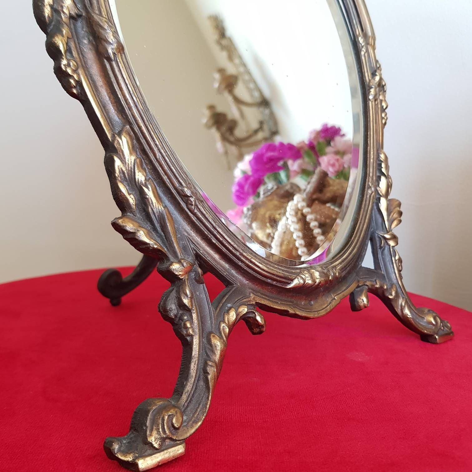 Special French Louis XVI Style Ribbon Mirror, Beveled Crystal Cut Mirror Vanity Mirror Table Freestanding Mirror photo 394.0