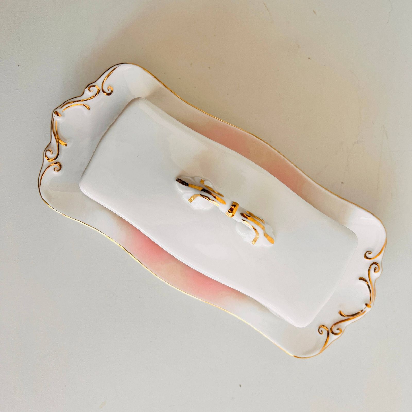 Rare Find! Royal Albert ‘Lady Carlyle’ Butter Dish With Lid, Vintage Crockery, 1st Quality, Made In England photo 202.0