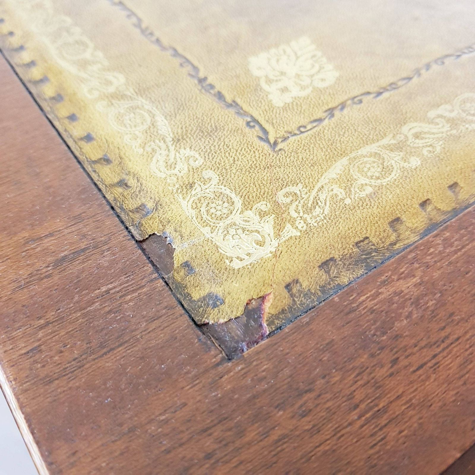 Regency Mahonie Uitschuifbare Ontbijttafel Met Lade, Victoriaanse Stijl photo vintage