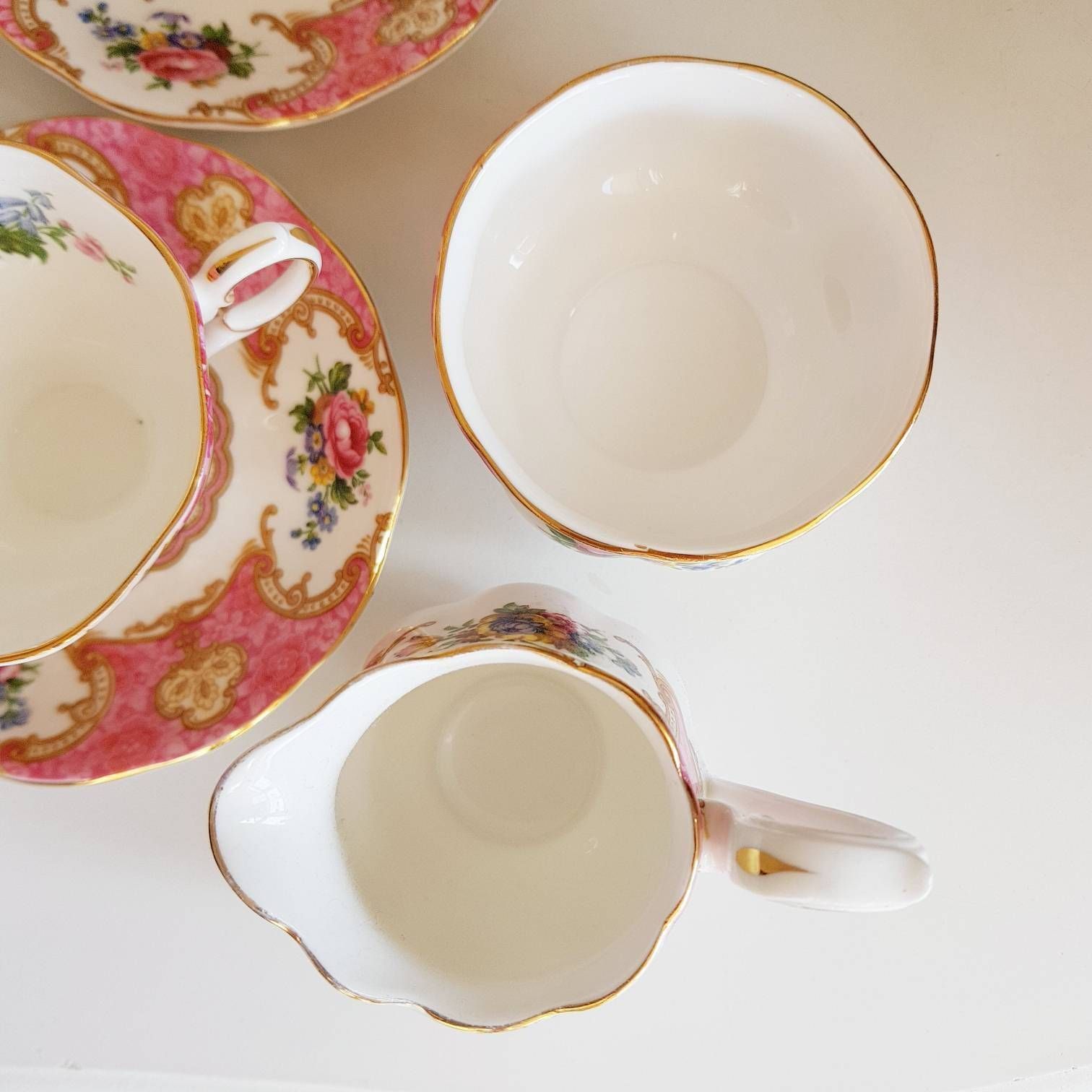 Original Royal Albert “Lady Carlyle”, Coffee Set/Tea Set For 6, Made In England photo for sale