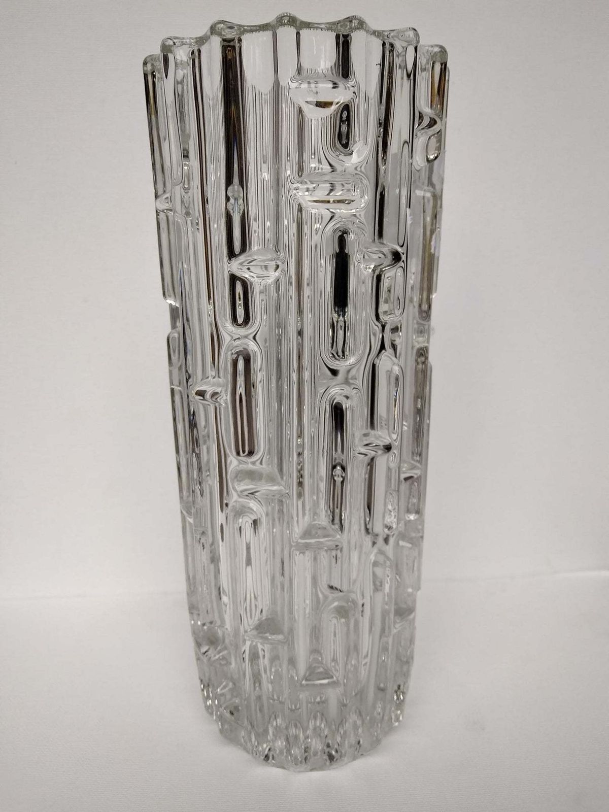 Rudolfova Hut "Tetris" Vase Designed By Frantisek Visner