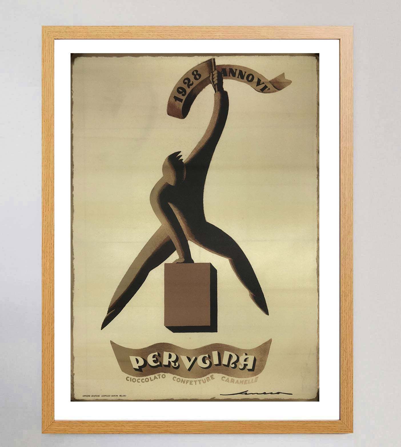 Perugina 1928 Original Vintage Poster photo Art