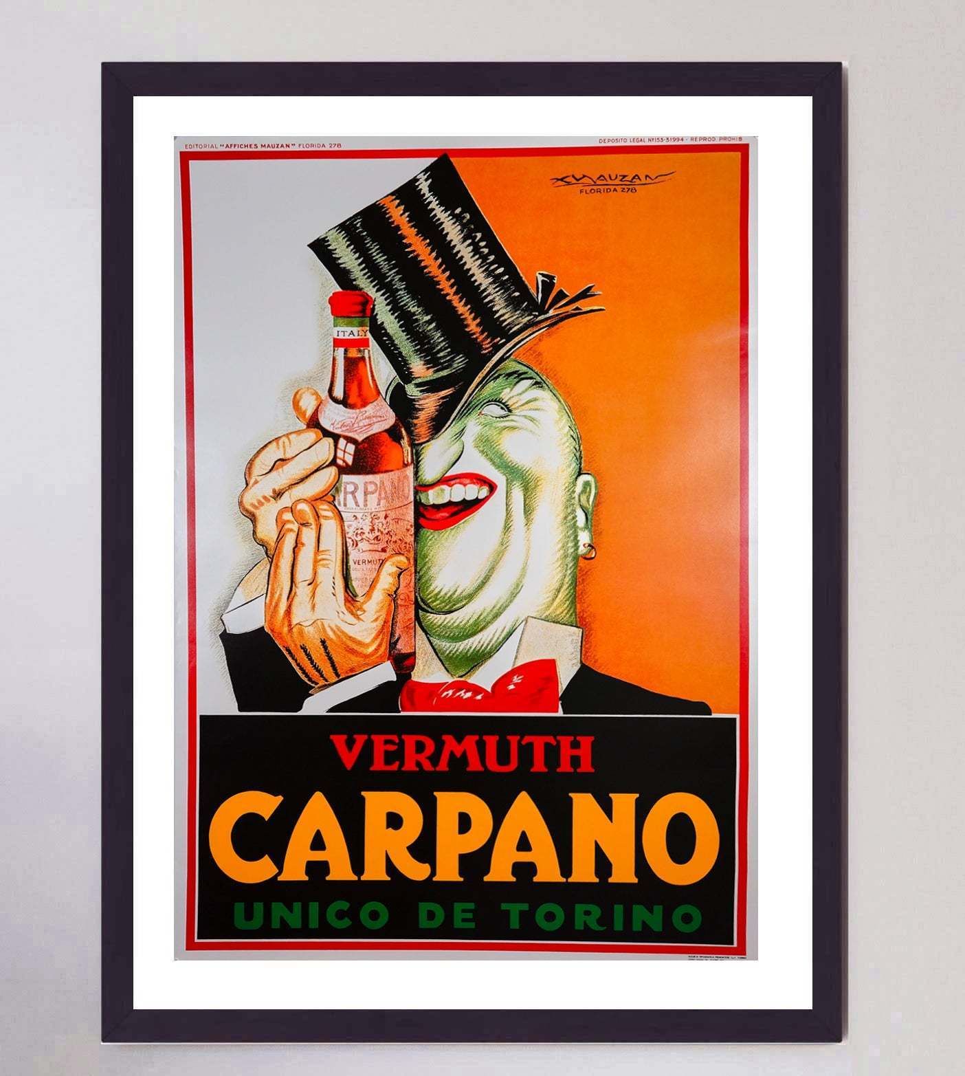 Carpano Original Vintage Poster photo furniture
