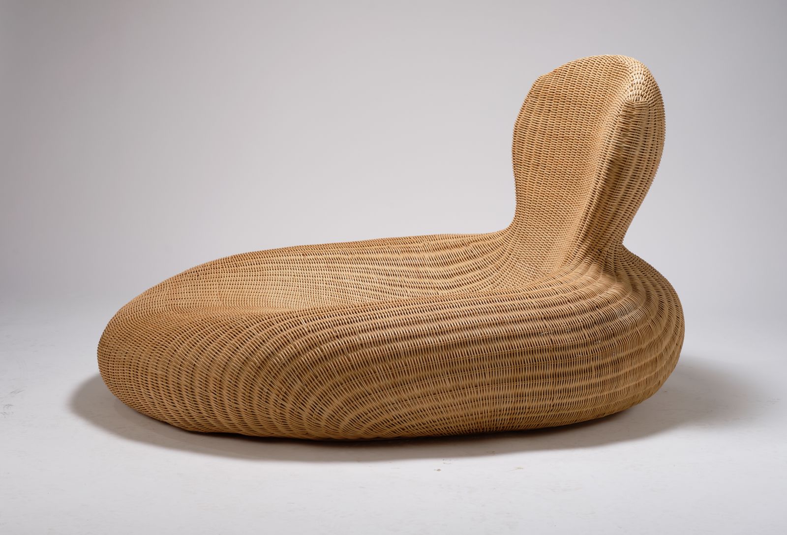 Rare Vintage Ikea Biomorphic Storvik Rattan Lounge Chairs Designed By Carl Ojerstam, Set Of 2 Matching Chairs Available. photo 1495.0