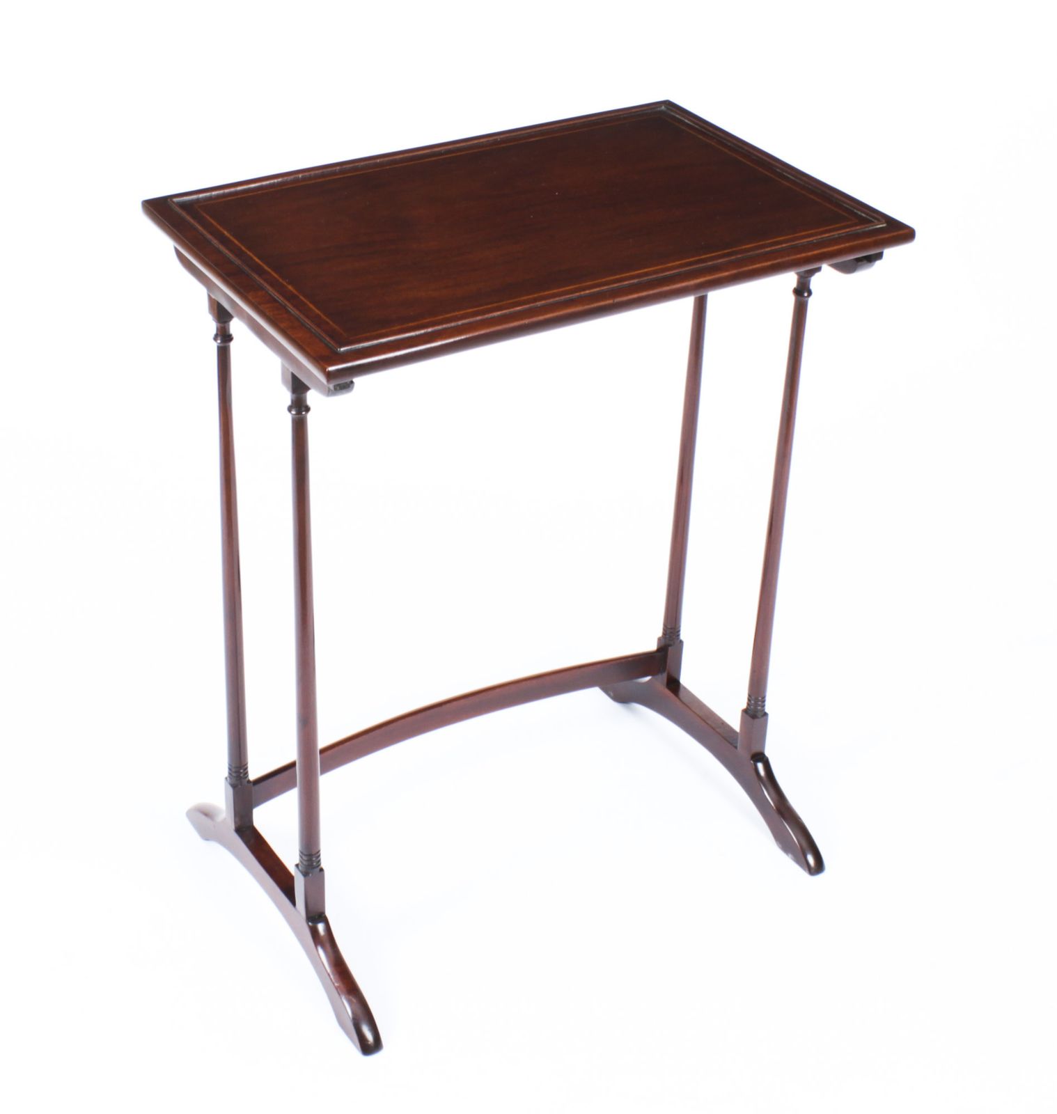 Edwardian Mahogany Nest Of Four Tables Circa 1900 photo furniture