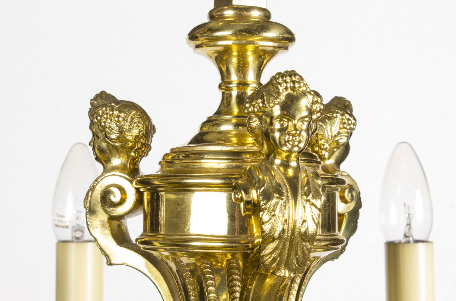 2150.0 Antique French Louis XIV Style Twelve Branch Ormolu Chandelier C1900 photo