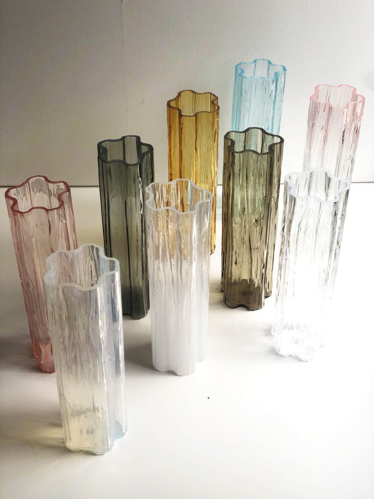 Big Fume’ “Tronchi” Murano Glass Chandelier photo vinterior