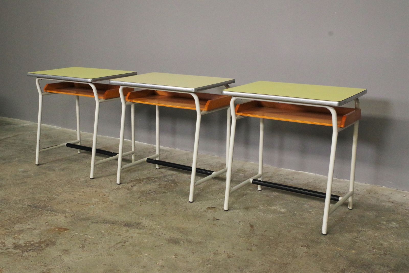 Vintage School Benches, 1960s, Set Of 3 photo vintage