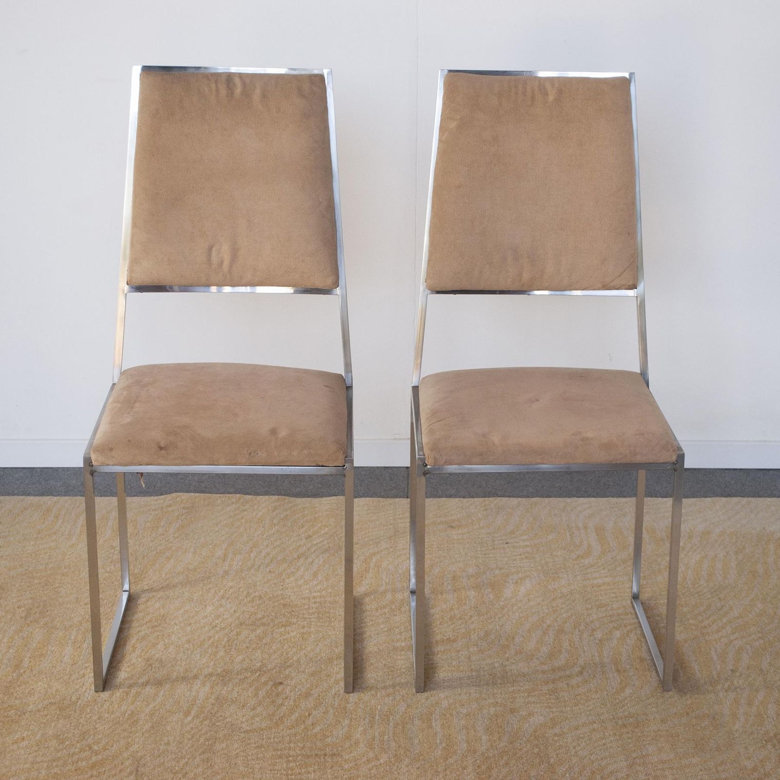 Willy Rizzo Italian Midcentury Chairs Mid 70's photo buy