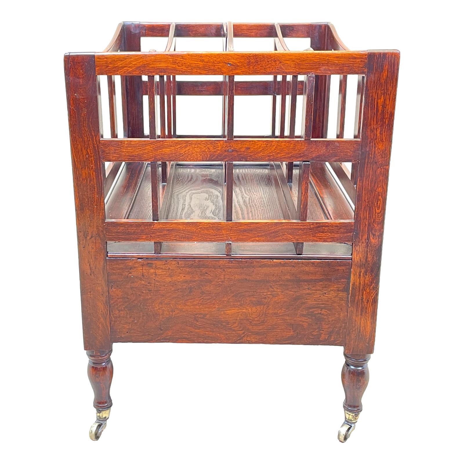 Regency Rosewood Boat Shaped Canterbury (England, Circa 1820) photo furniture