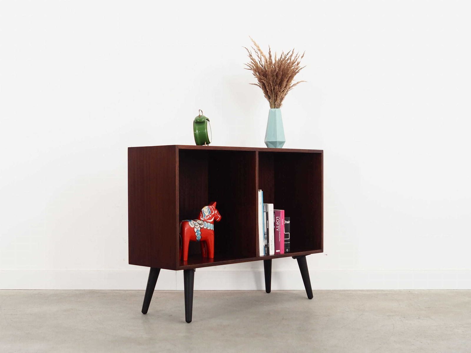 Mahonie Boekenkast, Deens Design, Jaren 1970, Geproduceerd Door Bramin photo Meubels