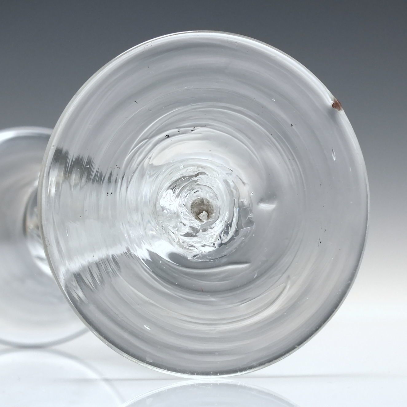 18th Century Multi Spiral Air Twist Wine Glass C1750 photo buy