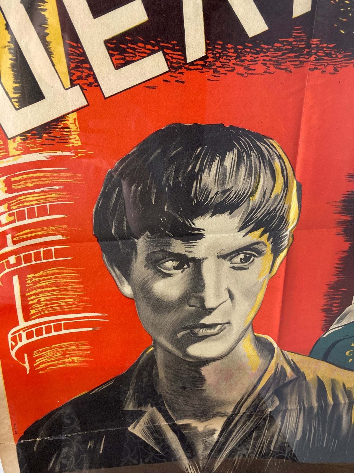 Vintage Original Movie Poster Picture Eastern European Communism “Cellulose” photo 240.0