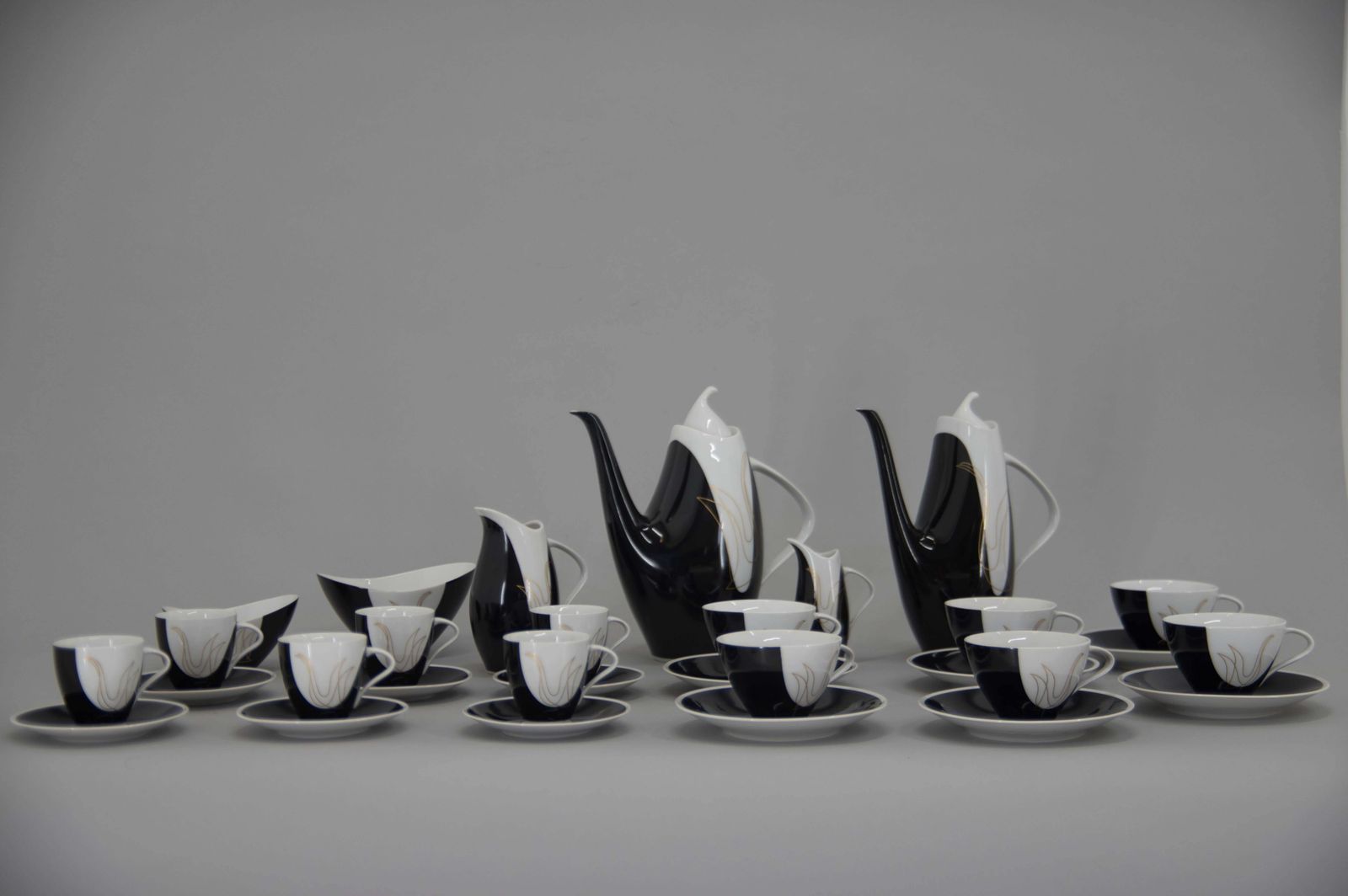 Tea And Coffee Set "Elka" By Jezek For Brezova Pirkenhammer, 1960s photo furniture