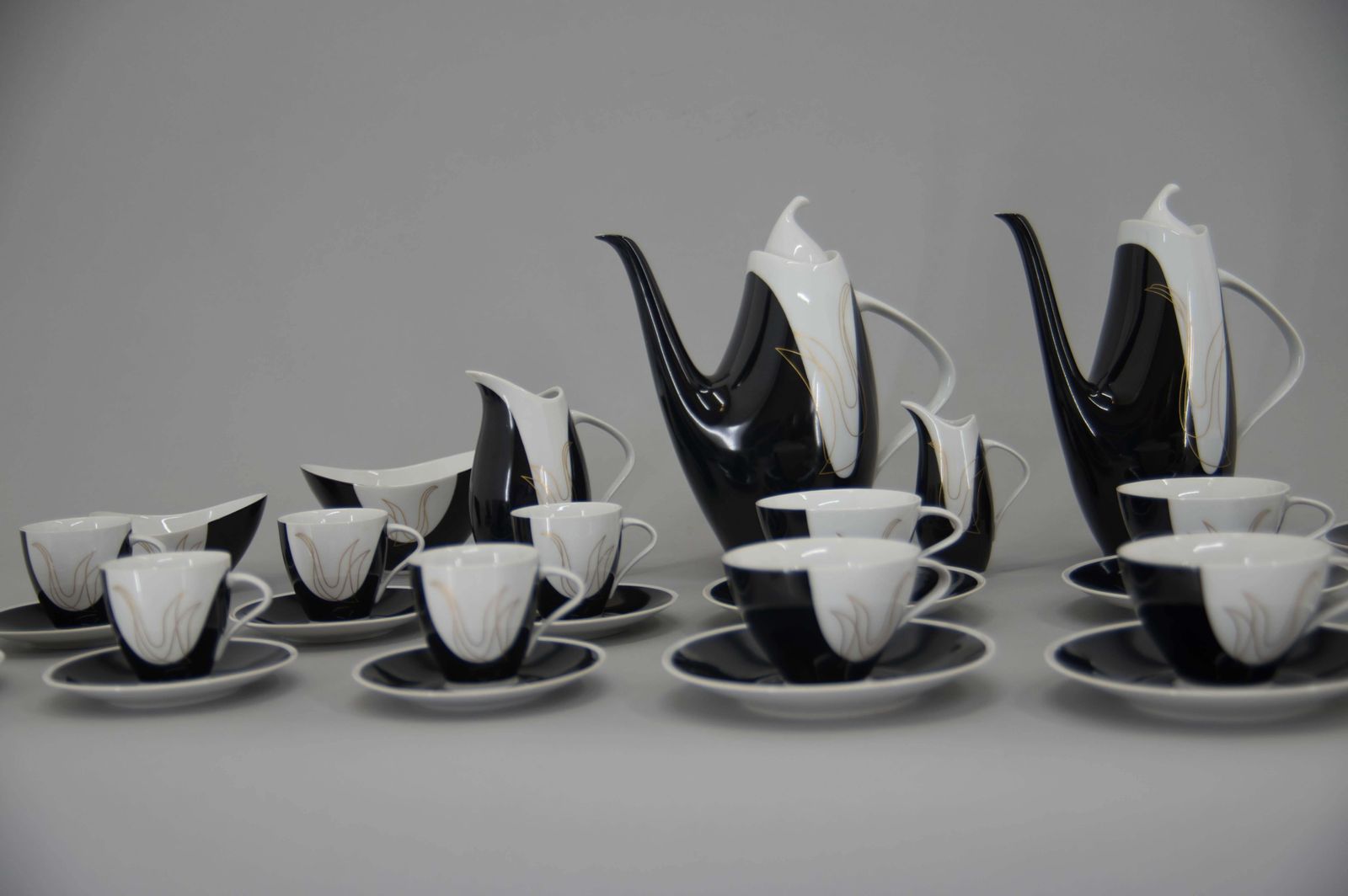 Home Decor Tea And Coffee Set "Elka" By Jezek For Brezova Pirkenhammer, 1960s photo