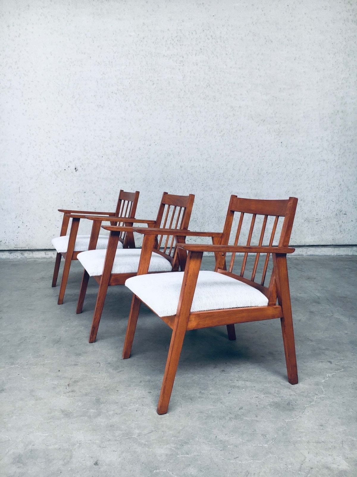 Mid Century Modern Dutch Design Fauteuil Set, Nederland, Ca. Jaren 1950 photo vinterior