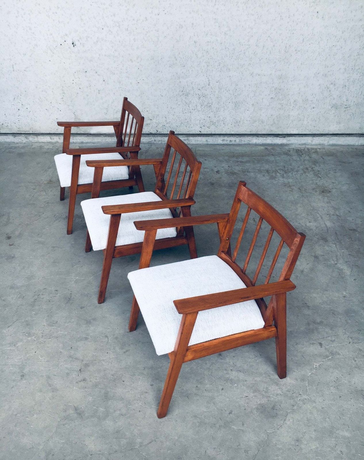 photo furniture Mid Century Modern Dutch Design Fauteuil Set, Nederland, Ca. Jaren 1950
