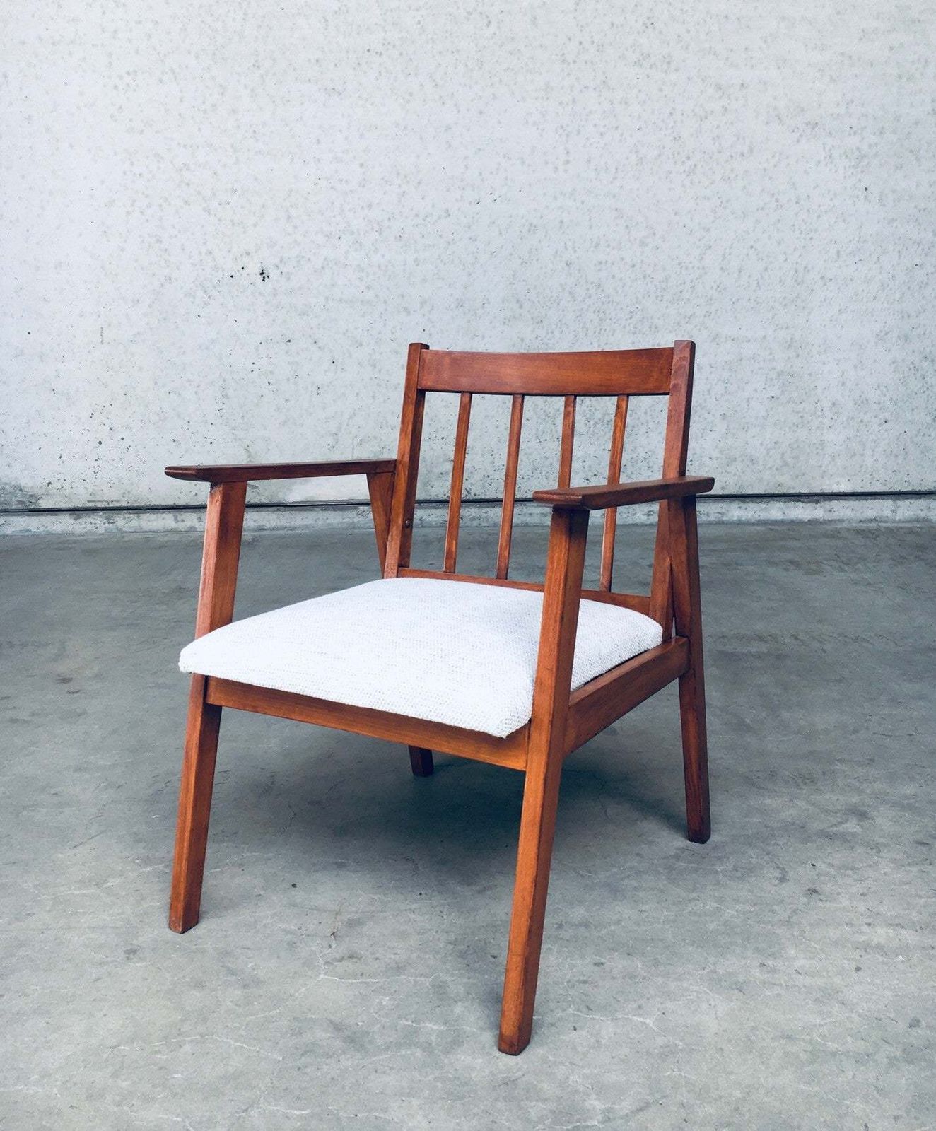 photo vintage Mid Century Modern Dutch Design Fauteuil Set, Nederland, Ca. Jaren 1950