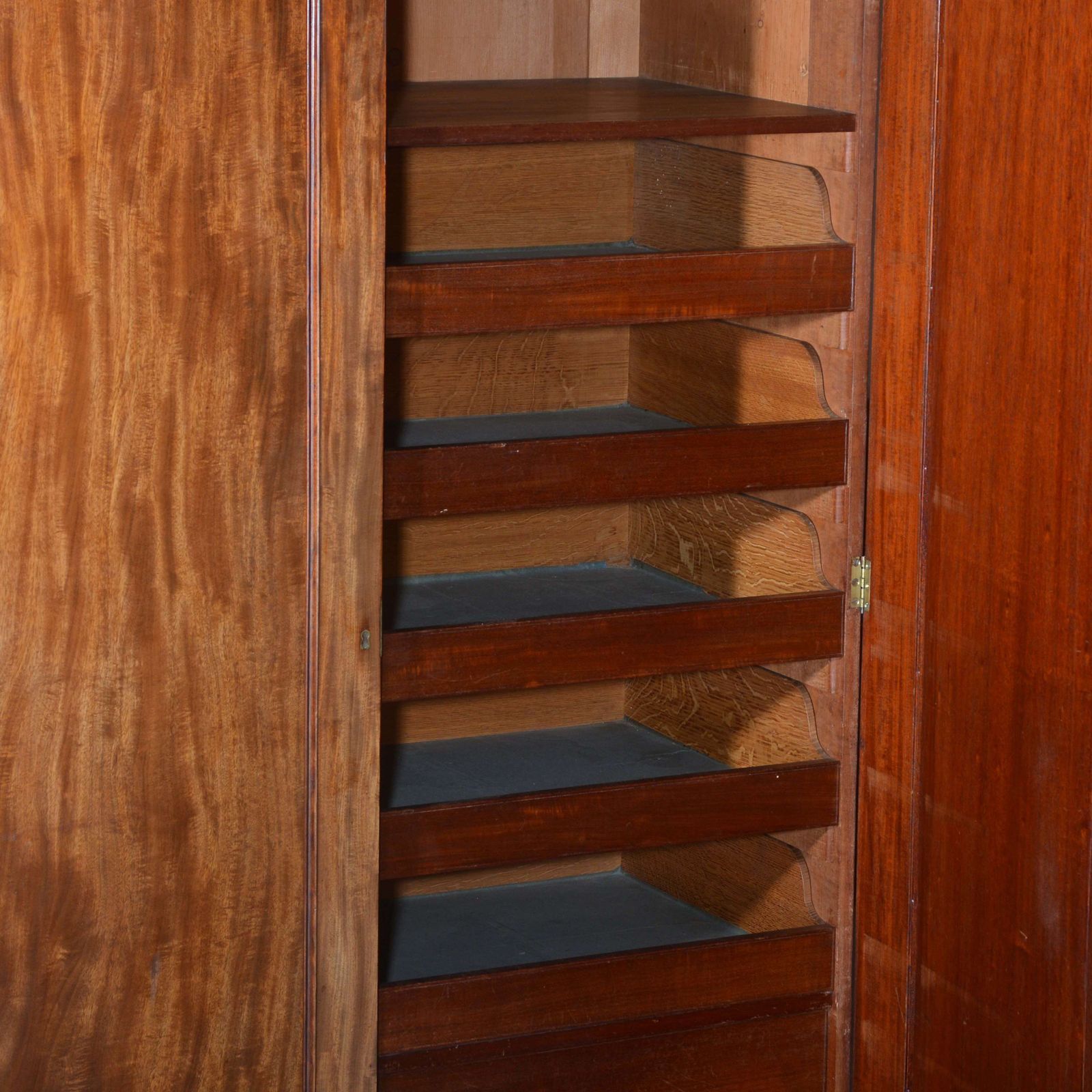Scottish Mahogany Linen Press, 1800s photo Furniture