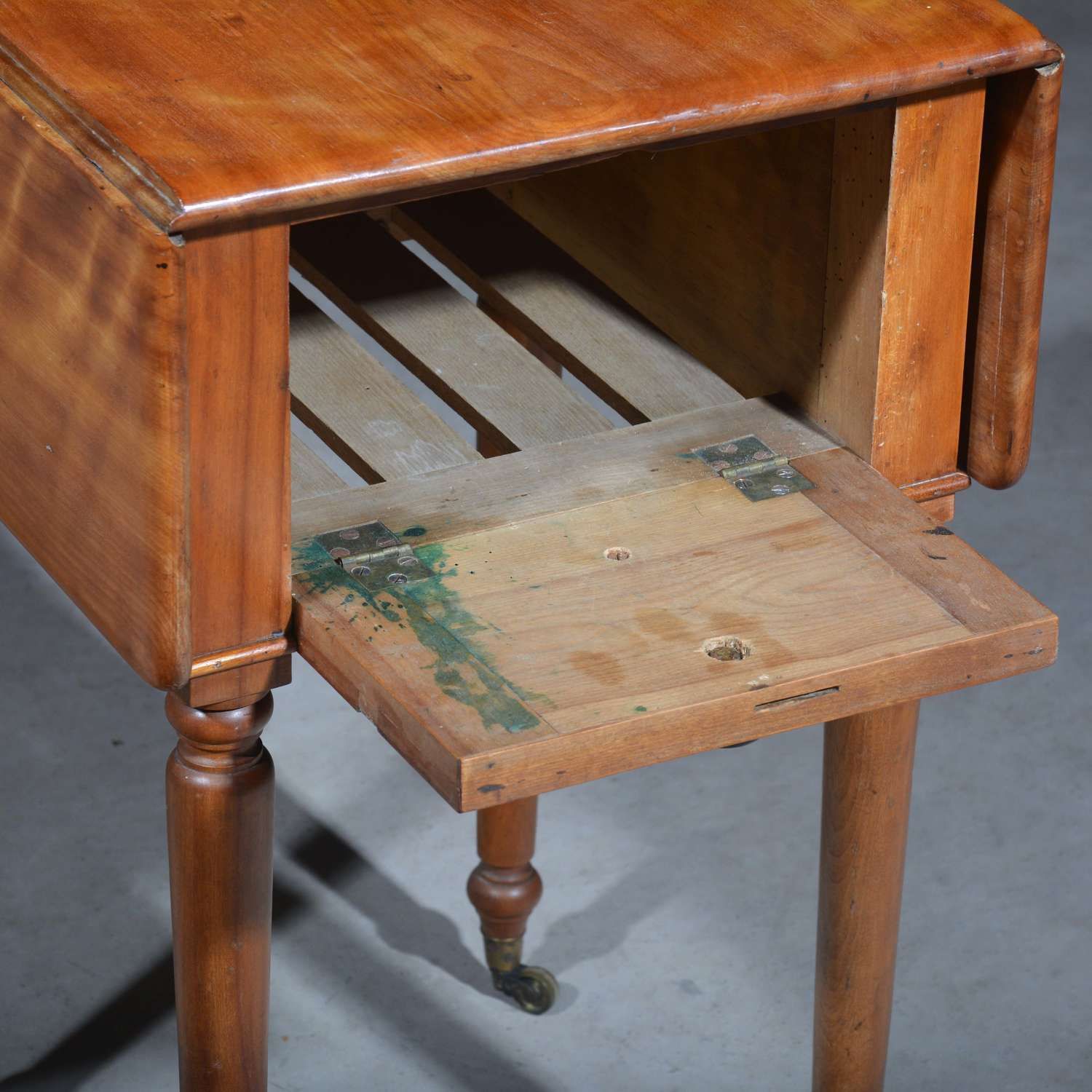 Satin Birch Bedside Table, Or Lamp Table photo Furniture