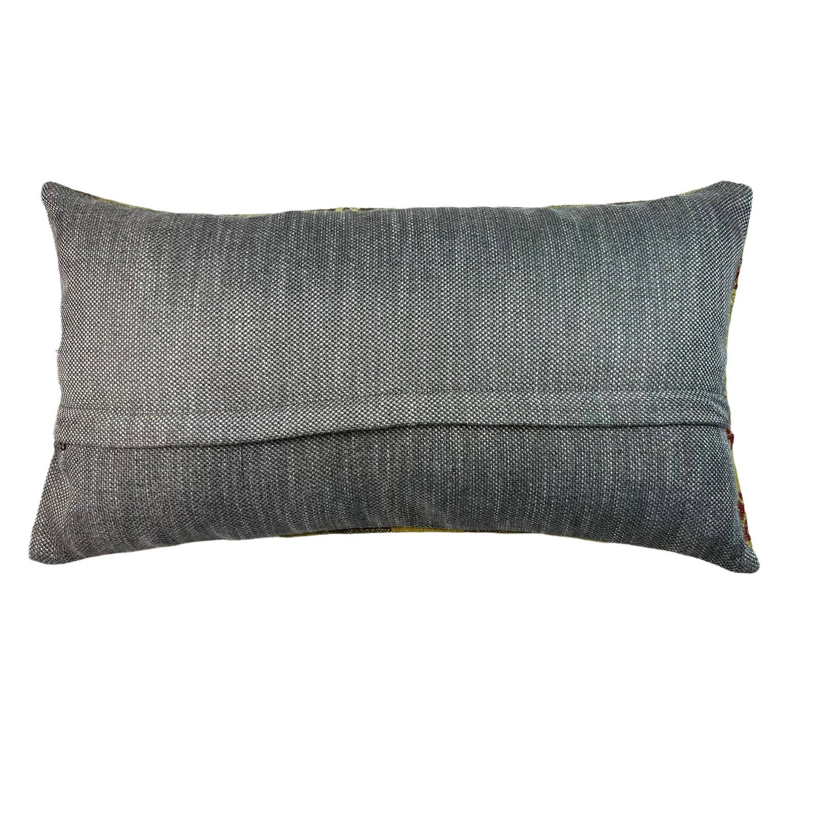 Kilim Pillow 30 X 60 Cm Tapis Kelim Kilim Pillow Cover ,Vintage Meditation Bench Kelim Teppich Boho Kilim Cushion Kilim Sofa Turkish Pillow photo furniture