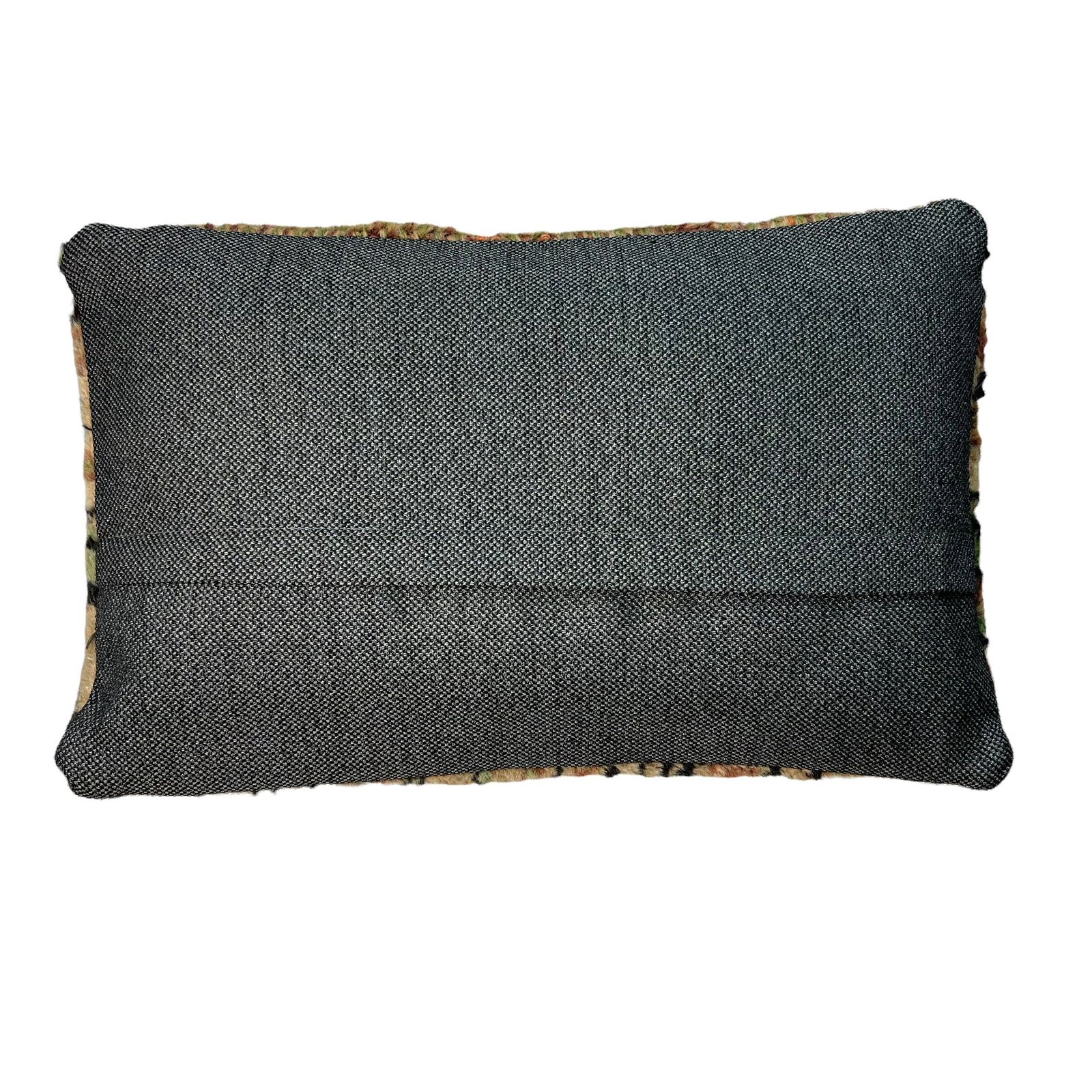12'' X 20'' Vintage Hand Made Rug Cushion Cover, 30 X 50 Cm Decorative Rug Pillow Cover, Large Vintage Turkish Rug Cushion Cover photo furniture