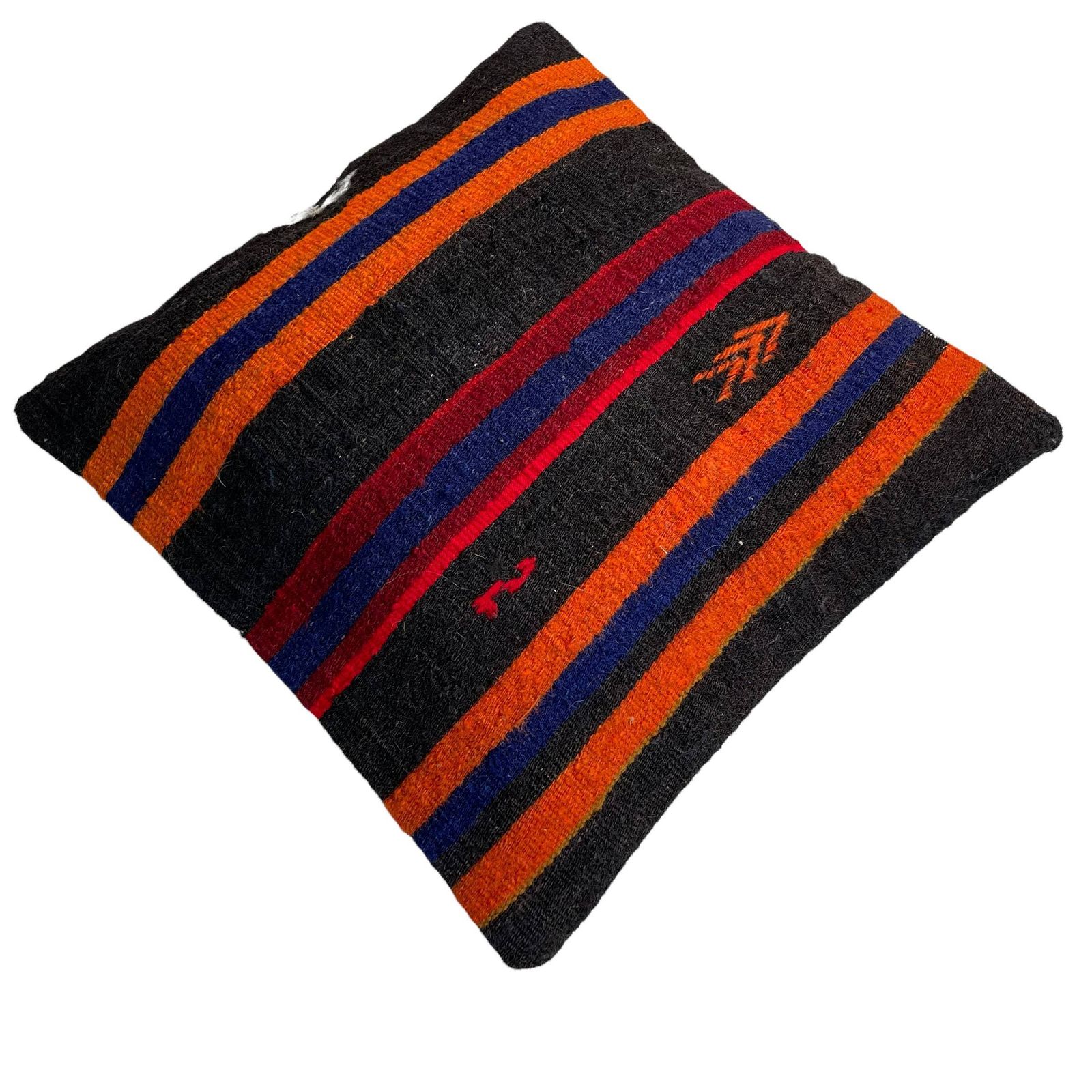 Kilim Pillow 40 X 40 Cm Tapis Kelim Kilim Pillow Cover Meditation Bench Kelim Teppich Boho Kilim Cushion Kilim Sofa Turkish Pillow photo for sale