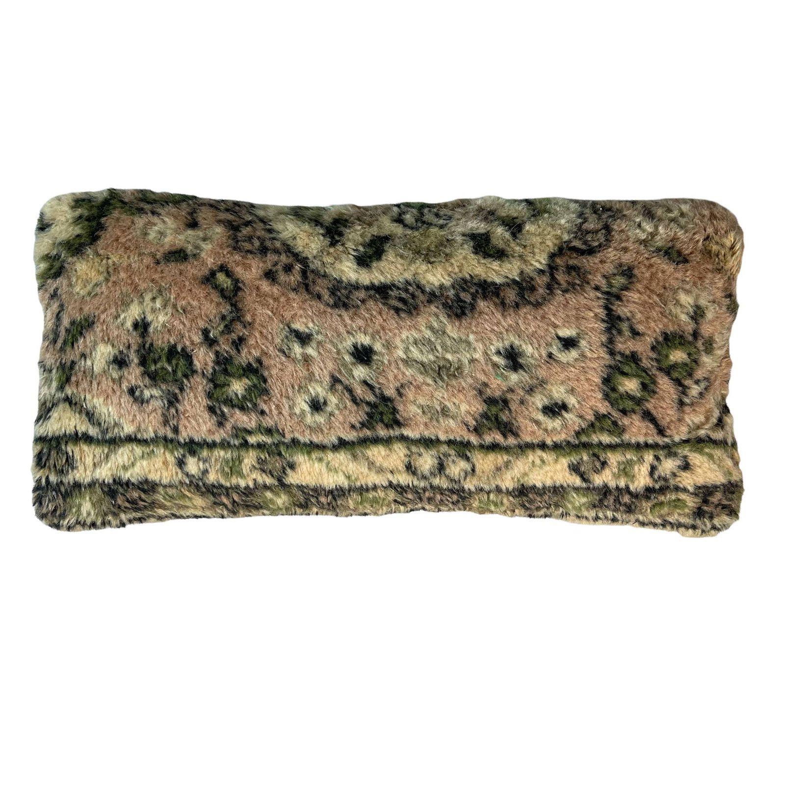 12'' X 24'' Vintage Hand Made Rug Cushion Cover, 30 X 60 Cm Decorative Rug Pillow Cover, Large Vintage Turkish Rug Cushion Cover