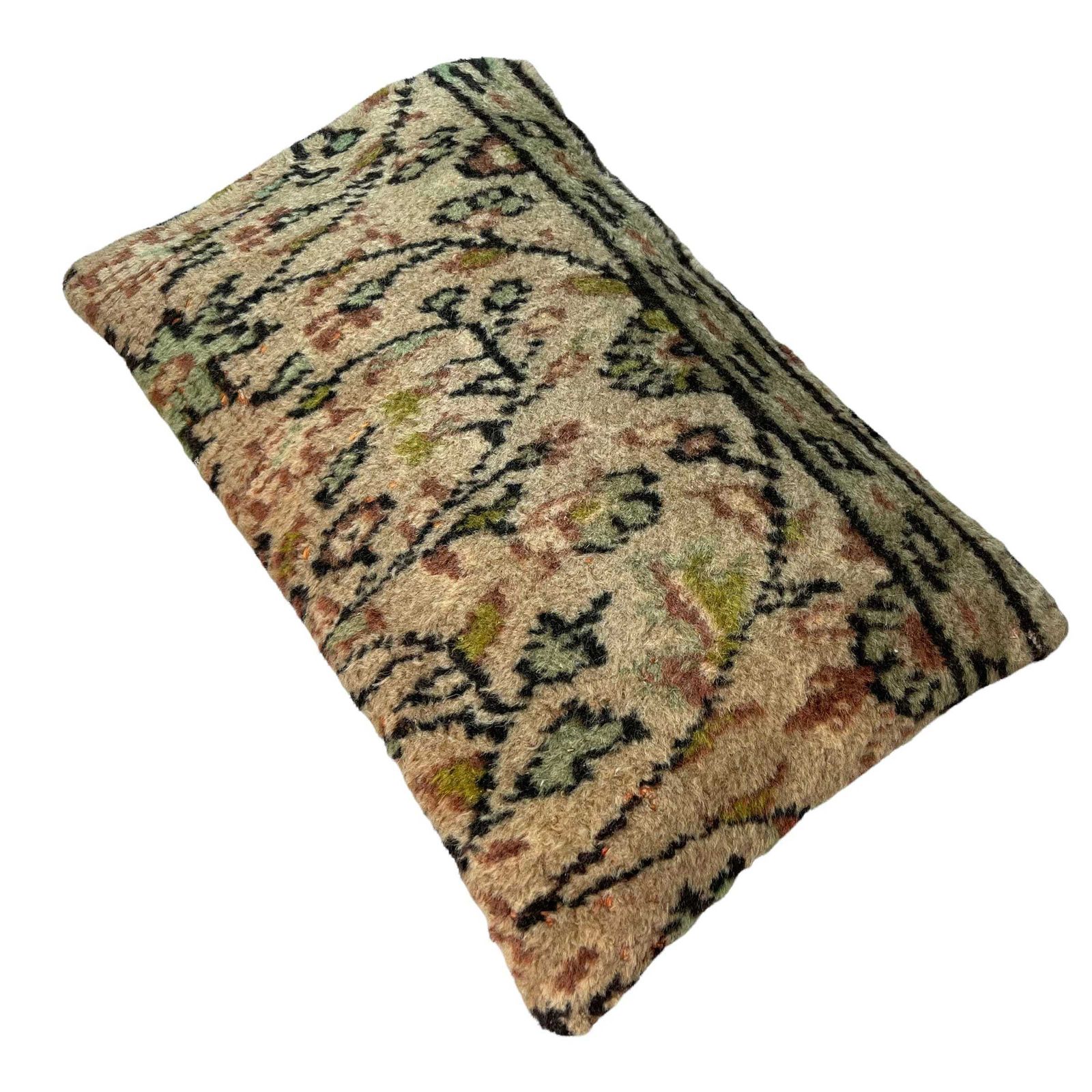 photo furniture Vintage Hand Made Rug Cushion Cover, 30 X 50 Cm Decorative Rug Pillow Cover, Large Vintage Turkish Rug Cushion Cover