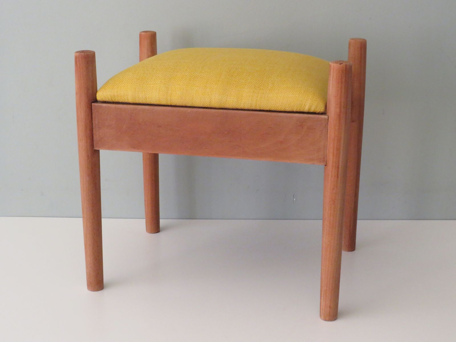 Scandinavian Footstool 1960 1970 photo for sale