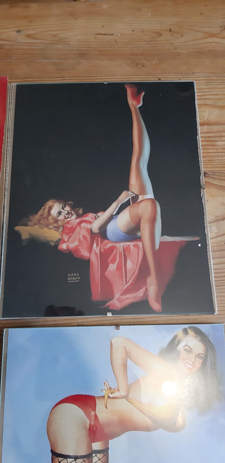 6 Pin Up Glossy Posters From The 50s photo Art